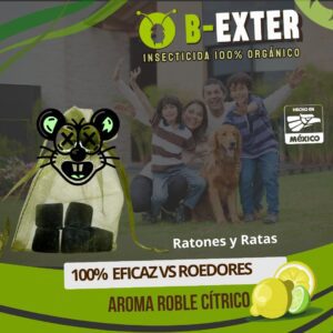 B-EXTER® 5 pastillas Rat-Ex Mata ratas y ratones
